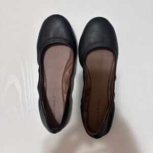 Lucky Brand Women's Black Leather Flats